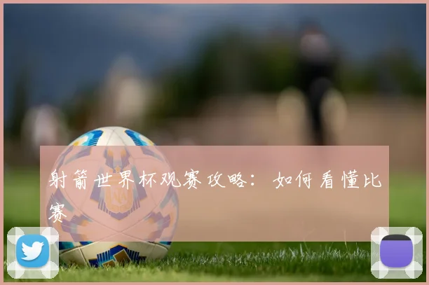 射箭世界杯观赛攻略：如何看懂比赛